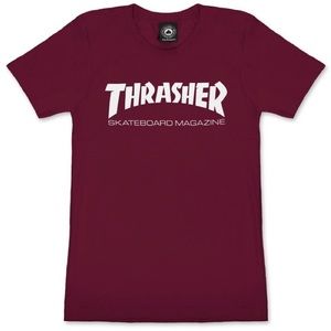 Thrasher Skate Mag Burgundy T-Shirt